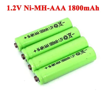 1.2 NI-Mh AAA Батерия 1800 mah Акумулаторна батерия ni-mh Батерия 1,2 В aaa За Електрическа кола с дистанционно Управление, RC Играчки ues