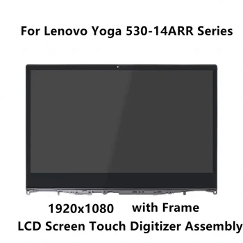 1920x1080 За Lenovo Yoga 530-14IKB 530-14ARR 5D10R03188 IPS панел LCD Дисплей със Сензорно Стъкло Дигитайзер в Събирането с Рамка