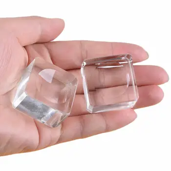 2 елемента Прозрачен Кристален Дисплей Яйце Струва Топката Пиедестал за Обхвата на