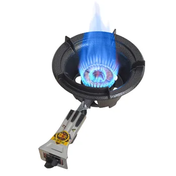 2022 Градинска Преносима газова печка Търговска жестокия огън хотелската кухня печка средно напрежение печка за бързо приготвяне високо пламък.