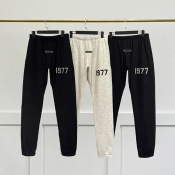 22FW Нови Мъжки панталони за джогинг, модни маркови Спортни Панталони с лого в стил хип-хоп, свободни панталони с качулка, Унисекс