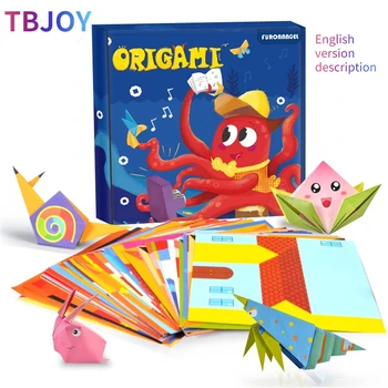 3D Оригами Хартия САМ Децата Декоративно-Приложното Изкуство на Играчки Карикатура на Животни, Ръчно изработени Парпер Изкуството на Монтесори Образователна Играчка за Деца Подаръци