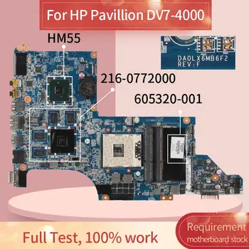 605320-001 605320-501 дънна Платка за лаптоп HP Pavillion DV7 DV7T DV7-4000 HD5650M 1 GB I7 дънна Платка на лаптоп DA0LX6MB6F2 HM55