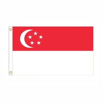 90x150 см Флаг на Сингапур Националния флаг на Сингапур Националния флаг на Република Сингапур