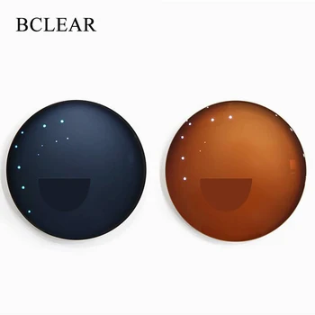 BCLEAR 1,56 Пощенски код Фотохромичните Очила с Плосък Покрив с Рецепта Бифокални Лещи за Далечния и Близкия Заснемане Хамелеон Фотобраун