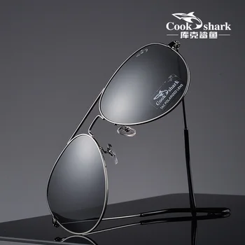 Cookshark слънчеви очила мъжки слънчеви очила polarized на водача шофиране хипстер жаба огледало