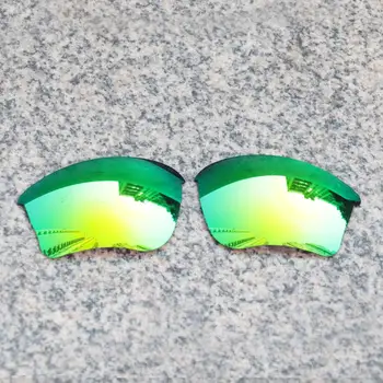 E. O. S Поляризирани Подобрени Сменяеми Лещи за слънчеви очила Oakley Half Яке XLJ - Изумрудено Зелено Поляризованное огледало