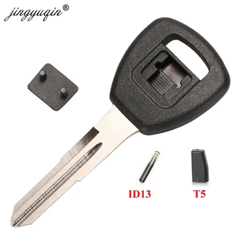 jingyuqin Транспондер ключа за запалване чип Ключ с Черупки ID13 T5 чип За HONDA Accord, Civic Insight 