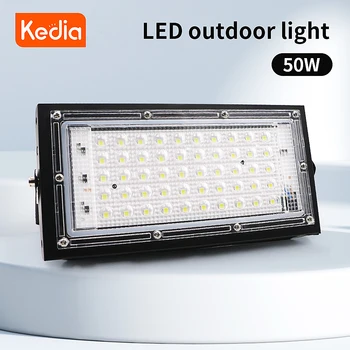 Kedia Рефлектор LED Прожектор 50 W Прожектор Водоустойчива IP65 Външно Стенно Осветление, Градински Квадратен Прожектор Пейзаж Осветление