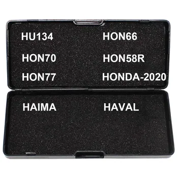 LiShi 2 в 1 HU134 HON66 HON70 HON77 HON58R HONDA-2020 HAIMA HAVALHU100 HU22 SIP22 набор от инструменти lishi Шлосери инструменти за всички видове