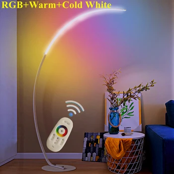 Nordic Dimmable RGB CCT под лампа С Дистанционно Управление, Модерен LED Лампа За Риболов, Ъглови Лампи За Четене С Маса