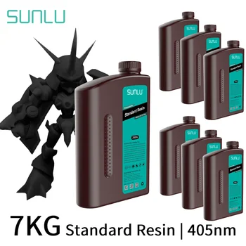 SUNLU 7 КГ UV-Течна Смола 405 nm LCD Принтер Фотон Втвърдяване Добра Точност на Гладка Повърхност на Ниски Миризма Модел Гаражни Комплекти за Печат