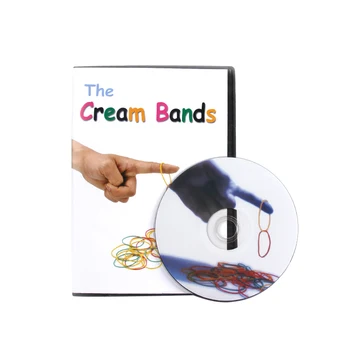 The Cream Bands By Hondo (трикове + DVD) Подпори за фокуси Магически инструменти Комедия Близък план на Сцената в Близък план Магическа Ментализм