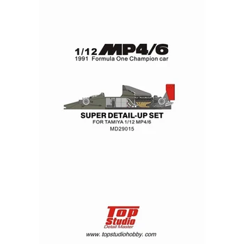 Top Studio MD29015 1/12 MP4/6'91 Автомобил Шампион от Формула 1-Супер Набор от Части За Модификация на модел на Tamiya, Набор от Модели ръчно изработени