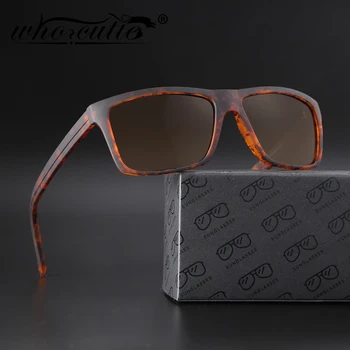 WHO CUTIE TR90 Мъжки Слънчеви Очила Polarized UV400 Лещи 2019 Маркови Дизайнерски Реколта Модни Слънчеви Очила за Шофиране Мъжки Нюанси S022
