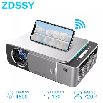 ZDSSY P20 Led Преносими видео проектор с Лъча за Домашно Кино Proyector 720 P 2600 лумена Android 7,1 HDMI USB AV VGA Образование