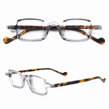 Висококачествени Ретро Ацетатные Очила Творчески Мъжки Правоъгълни Женски Предписани Очила В Рамки Очила За Късогледство
