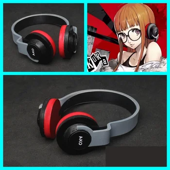 Играта Persona 5 P5 Futaba Сакура Cosplay слушалки Слушалки EVA Шапки Момичета Cosplay Аксесоар Подпори за Подарък За Хелоуин