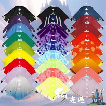 Играта Небето, деца на светлината облекло за cosplay, 27 цвята дъждобран игри дъждобран аниме сладък костюм за Хелоуин за деца Потомци на Светлина