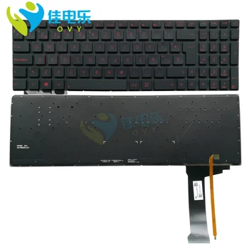 Испанска клавиатура с подсветка на Клавиатура за лаптоп ASUS N551 N551J N551JB G551JM G551 G551JW N552 N751 N752 Испания SP 0KNB0-662CSP00