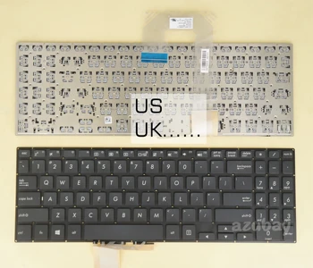 Клавиатурата на САЩ и Великобритания за Asus VivoBook Flip 15 TP510UA TP510UF TP510UQ SN6572 0KNB0-5130UK00 0KNB0-5130US00 AEBKME00010 AEBKMU00010