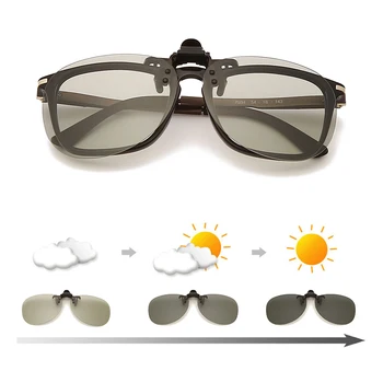 Клип на Флип-ъп Поляризирани Лещи За Предписване на Очила Жени, Мъже UV400 Нюанси Шофиране Очила на Върха Точки gafas de sol