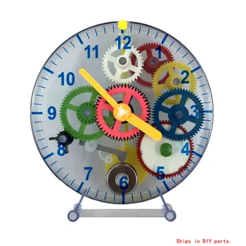 Направи си САМ Събрани Заводные Часовник Модел Пъзели направи си САМ Играчка Часовник Ръчна Трансфер на Обучителни Часове САМ Електронен Комплект