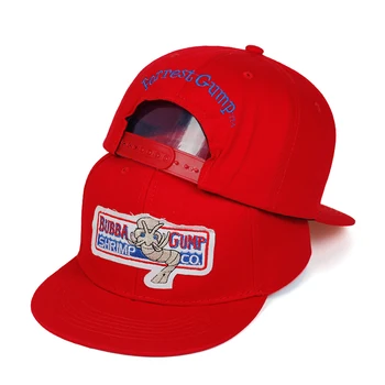 Нова бейзболна шапка с бродерия Forrest Gump, модни градинска бейзболна шапка в стил хип-хоп, Двойка универсални памучни шапки за буквенной шапка