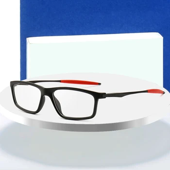 Оптични Рамки за Очила за Мъже и Жени, Очила по Рецепта UV400, Защитно Покритие против надраскване, Спортен Стил, Гъвкав лък тел