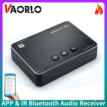 Приложение и IR, Bluetooth 5,0 Аудиоприемник Hi-Fi Стерео Музика 3,5 мм RCA USB, Безжичен Адаптер NFC Adaptador За Усилвател/на Колата/Динамика