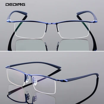 Рафтинг Половината от Рамки За Очила Рамки Мъжки Маркови Дизайнерски Очила По Рецепта Мъжки Бизнес Модерни Оптични Рамки за Очила DD1459