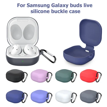 Твърд силиконов калъф за слушалки за Samsung Рецептори 2 Pro/buds2 Калъф За Samsung Galaxy Рецептори Live/Рецептори Pro Калъф за слушалки