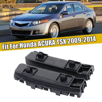 Черни Пластмасови Скоби за Предна Броня на Хонорар Лъч за Honda, ACURA TSX 2009-2014 Професионални Външни Детайли на Аксесоари за Автомобили