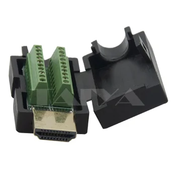Штекерный HDMI конектор с винтовым конектор